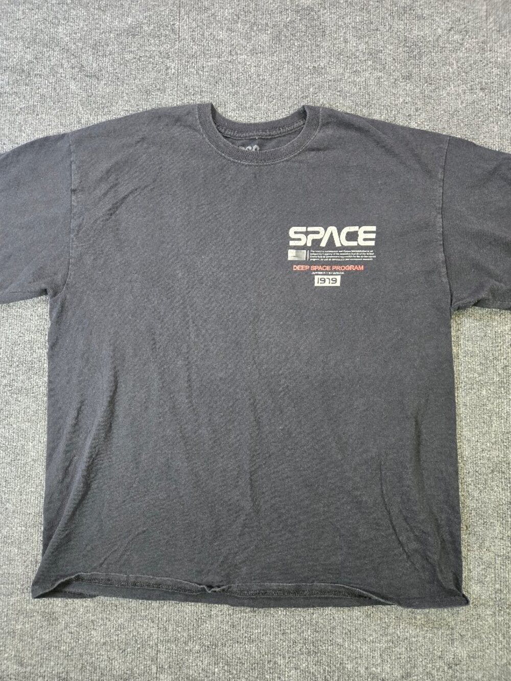 RSQ Collective NASA T-Shirt Mens XL Long Sleeve Deep Space Program Jupiter Tee